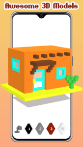 House Voxel Color4